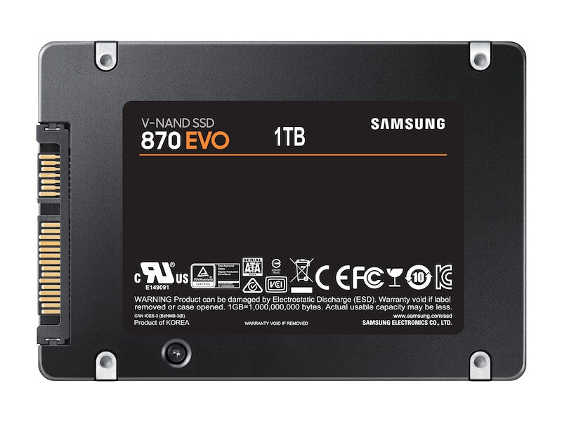 Samsung 870 EVO - Serial ATA III V-NAND 2.5" SSD - 1 TB