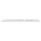 Apple Magic - USB Wired + Bluetooth Wireless Keyboard in Aluminium / White (QWERTY US)
