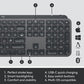 Logitech MX Keys combo for Business - RF Wireless + Bluetooth Keyboard (QWERTZ Swiss) & Mouse in Graphite