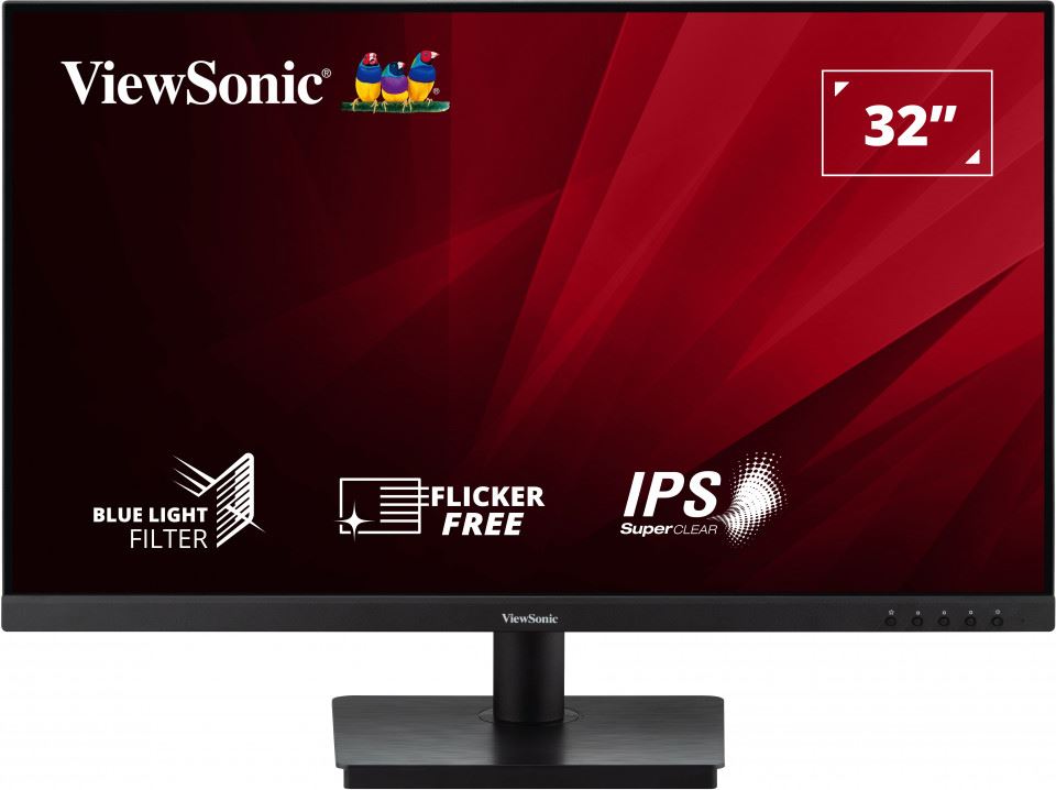 Viewsonic VA VA3209-2K-MHD Computer Monitor 81.3 cm (32") 2560 x 1440 pixels Quad HD Black