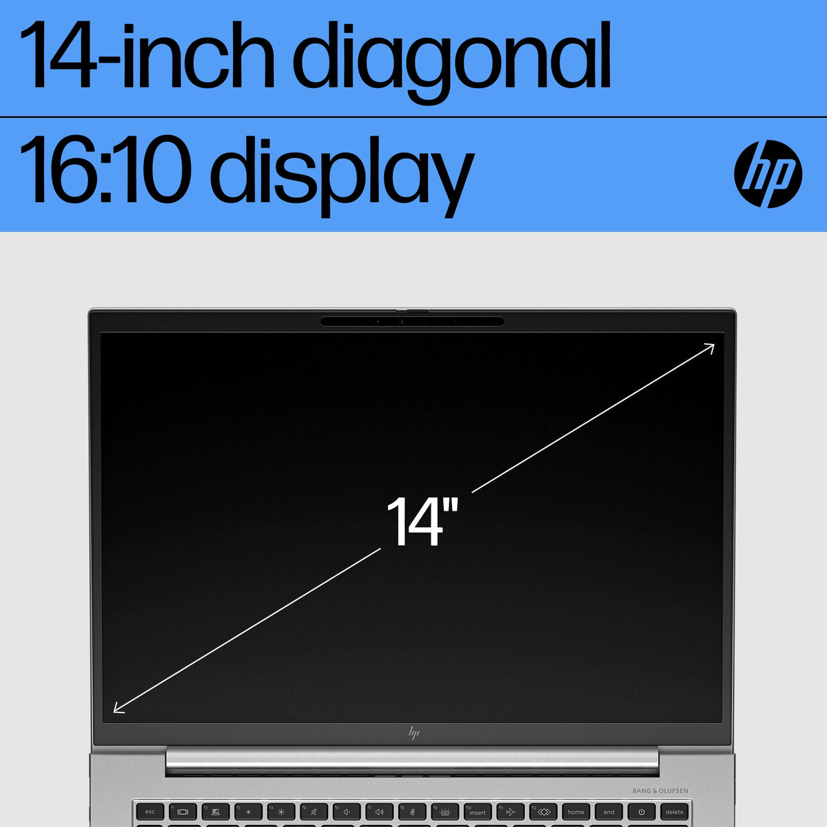 HP EliteBook 1040 14 G10 Laptop - 35.6 cm (14") - Intel® Core™ i7-1355U - 32 GB DDR5-SDRAM - 1 TB SSD - Wi-Fi 6E - Windows 11 Pro - Silver