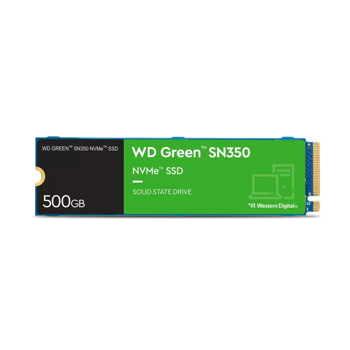 Western Digital Green SN350 - PCI Express 3.0 TLC NVMe M.2 SSD - 500 GB