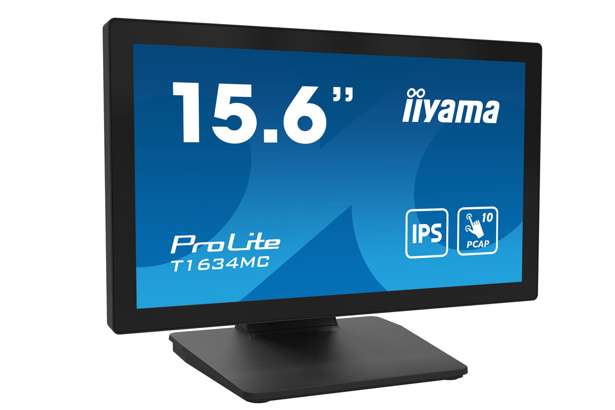 iiyama ProLite T1634MC-B1S - 39.6 cm (15.6") - 1920 x 1080 pixels FHD LED Touchscreen Monitor