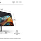 HP Series 7 Pro 24 inch WUXGA Monitor - 724pn PVC Free