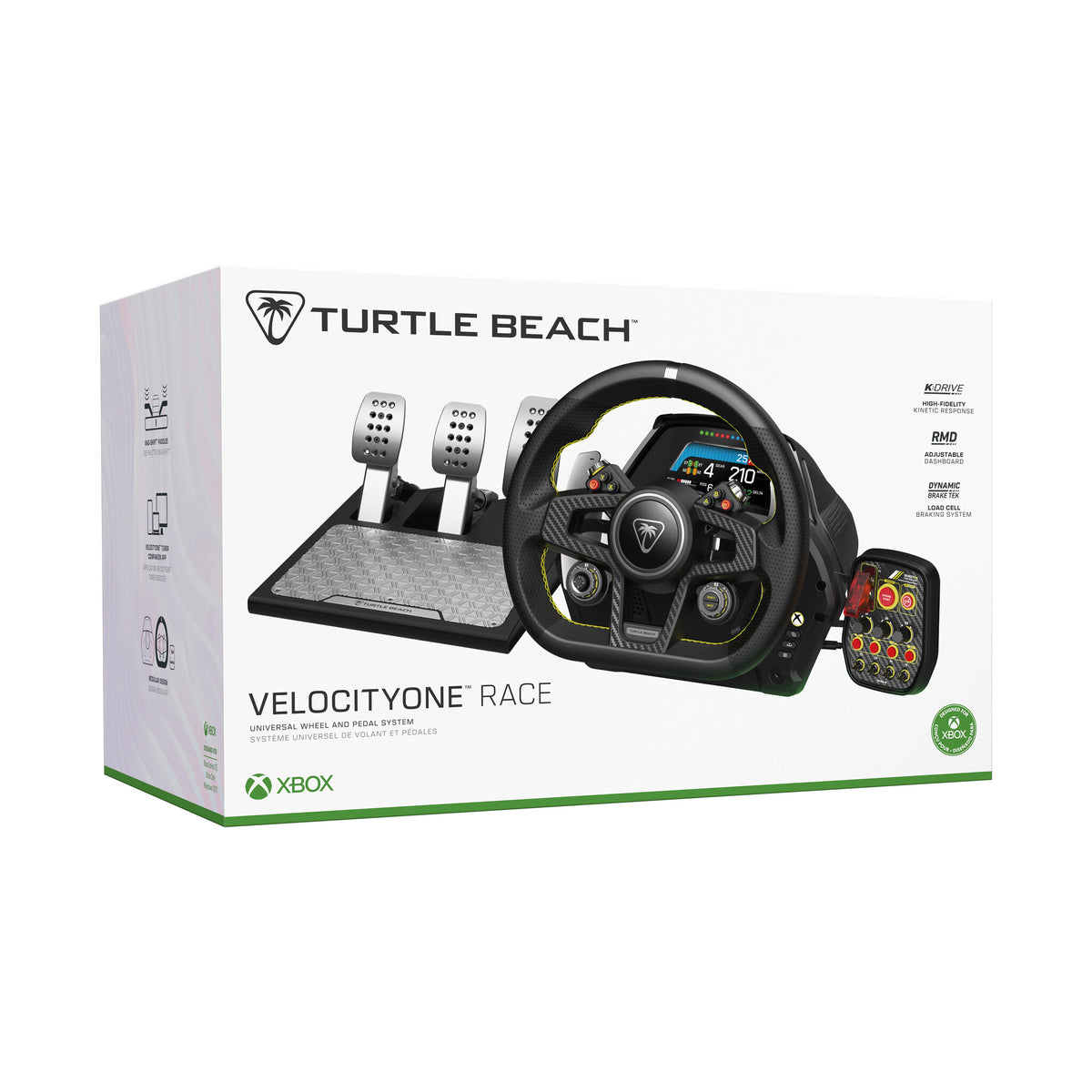 Turtle Beach VelocityOne - USB Steering wheel + Pedals for PC / Xbox Series X|S