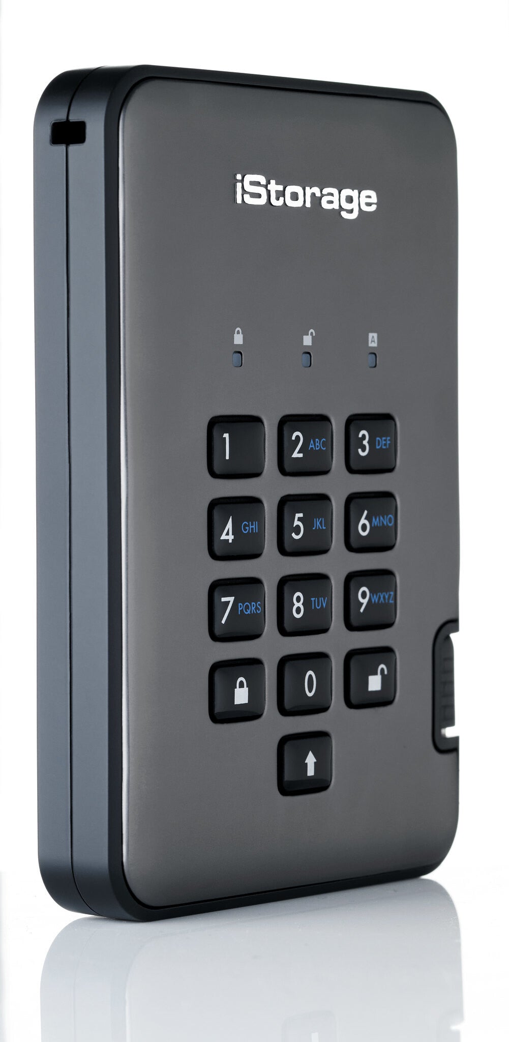 iStorage diskAshur PRO2 - Encrypted External hard drive in Grey - 4 TB