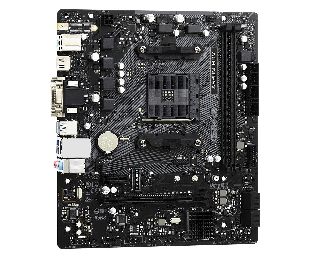 男性に人気！ motherboard ATX micro A520M-HDV Asrock - AM4 Socket A520 AMD マザーボード