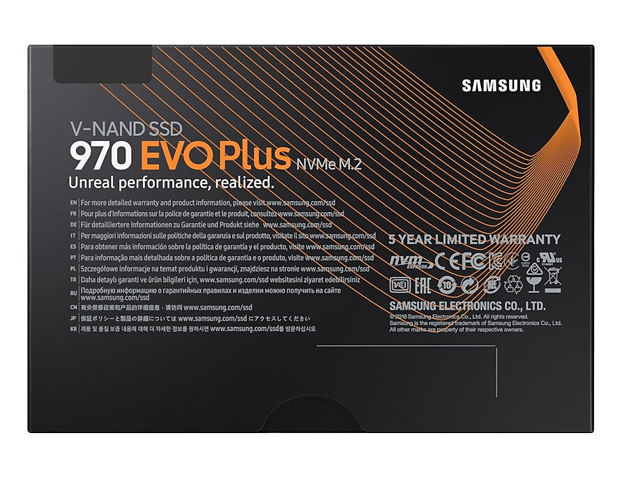 Samsung 970 EVO Plus - PCI Express 3.0 V-NAND MLC NVMe M.2 SSD - 500 GB