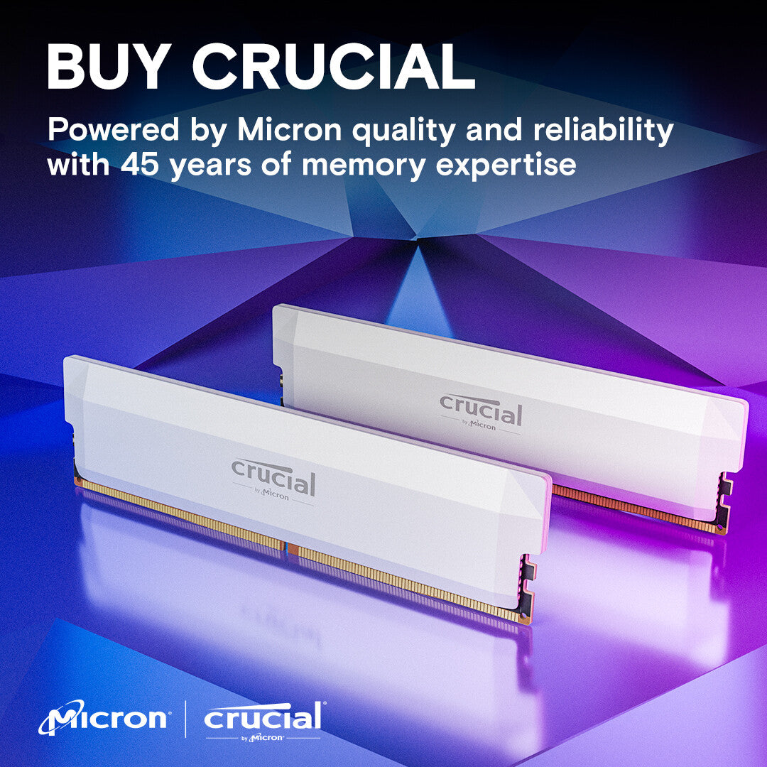 Crucial Pro Overclocking - 32 GB 2 x 16 GB DDR5 6000 MHz memory module