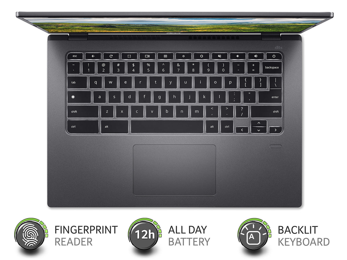 Acer Chromebook Spin 713 - 34.3 cm (13.5") - Touchscreen - Intel® Core™ i3-1115G4 - 8 GB LPDDR4x-SDRAM - 256 GB SSD - Wi-Fi 6 - ChromeOS - Grey