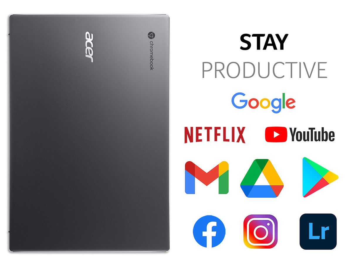 Acer Chromebook Spin 713 - 34.3 cm (13.5") - Touchscreen - Intel® Core™ i3-1115G4 - 8 GB LPDDR4x-SDRAM - 256 GB SSD - Wi-Fi 6 - ChromeOS - Grey