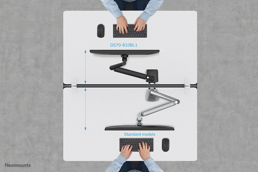 Neomounts DS70-810BL1 - Desk monitor mount for 43.2 cm (17") to 81.3 cm (32")
