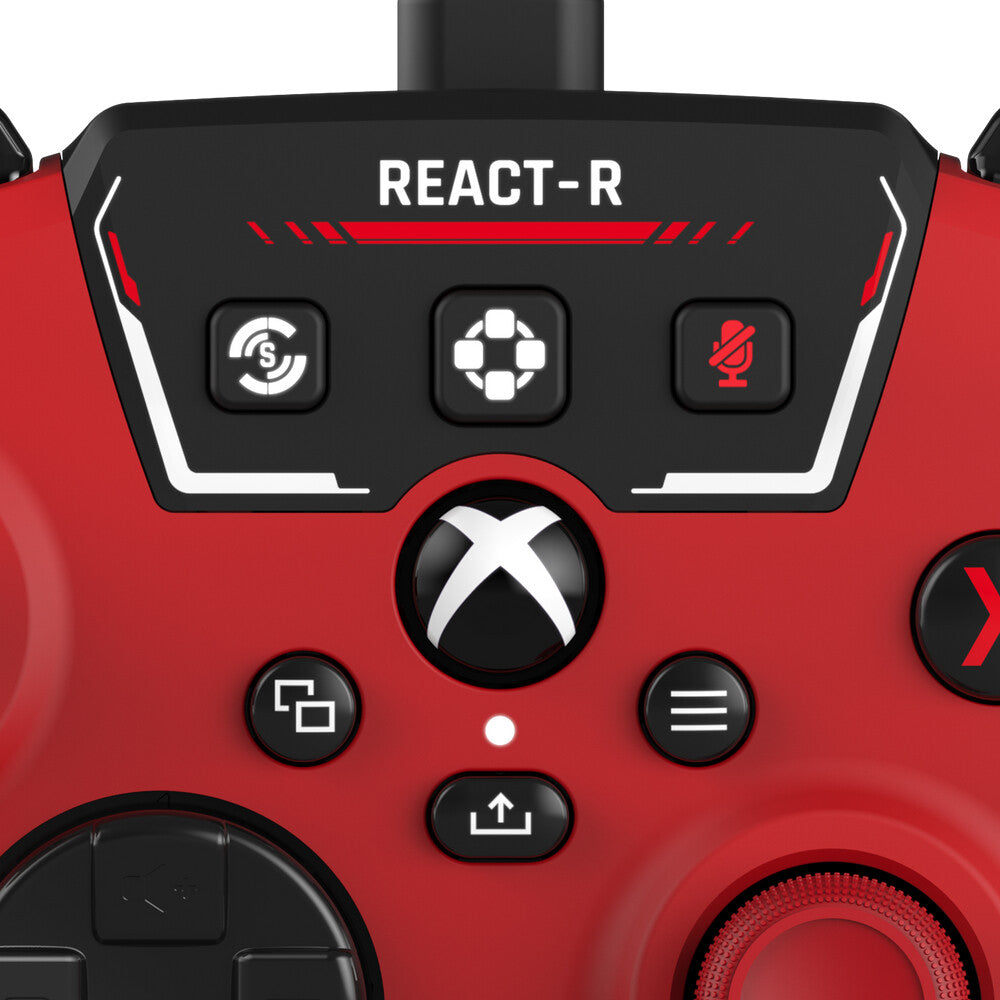 Turtle Beach REACT-R - USB Gamepad for PC / Xbox Series X|S in Red