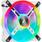 Corsair iCUE QL120 - Computer Case Fan in White - 120mm (Pack of 3)