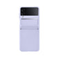 Samsung Flap Leather Cover for Galaxy Z Flip4 in Purple