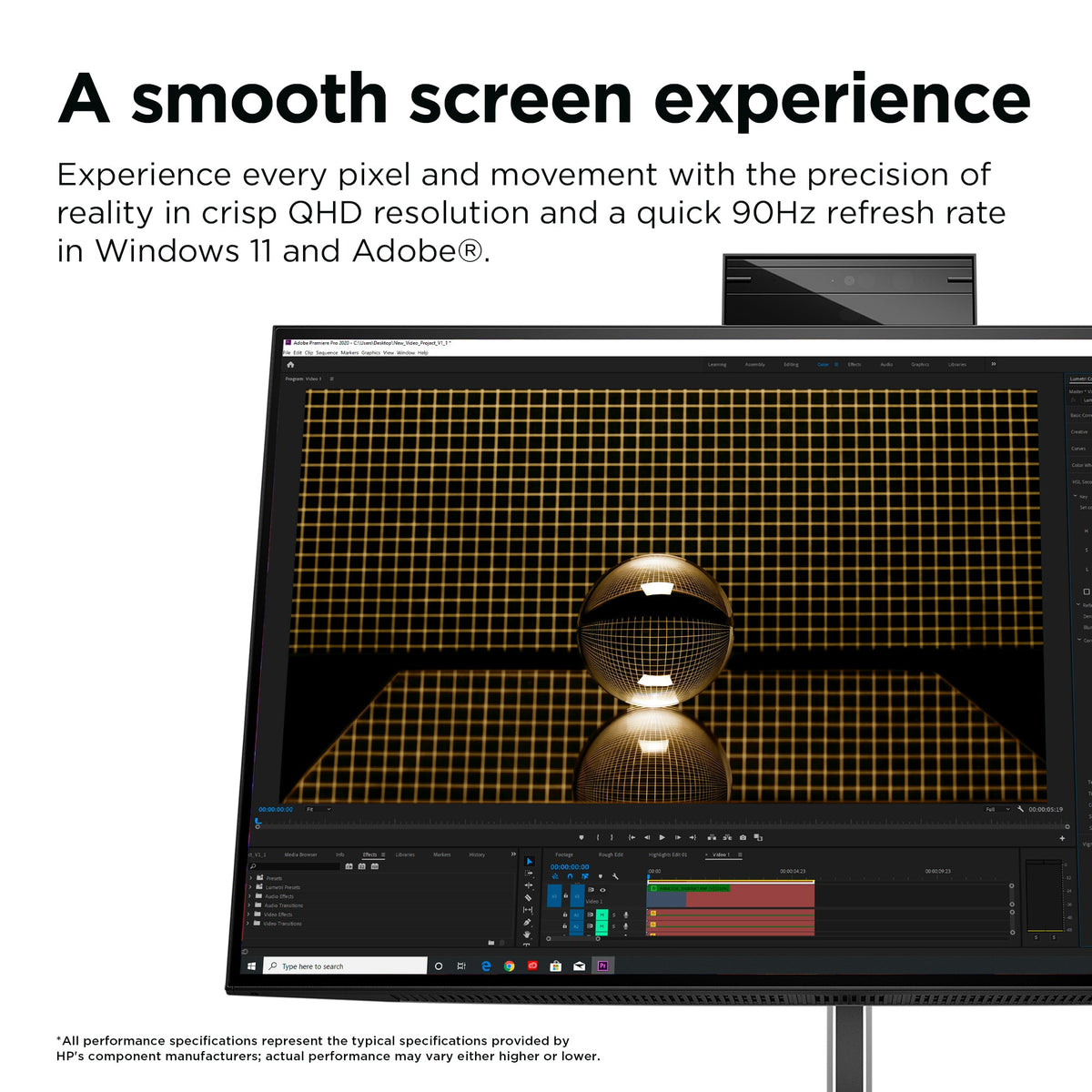 HP Z24M G3 - 60.5 cm (23.8") - 2560 x 1440 pixels Quad HD Monitor