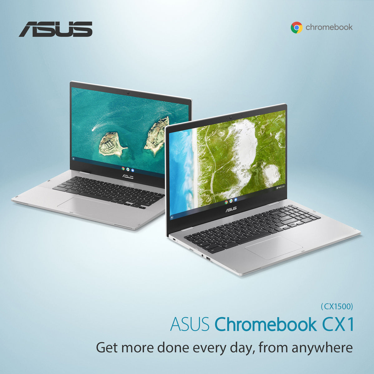 ASUS Chromebook - 39.6 cm (15.6") - Intel® Pentium® Silver N6000 - 4 GB LPDDR4x-SDRAM - 64 GB eMMC - Wi-Fi 6 - ChromeOS - Silver