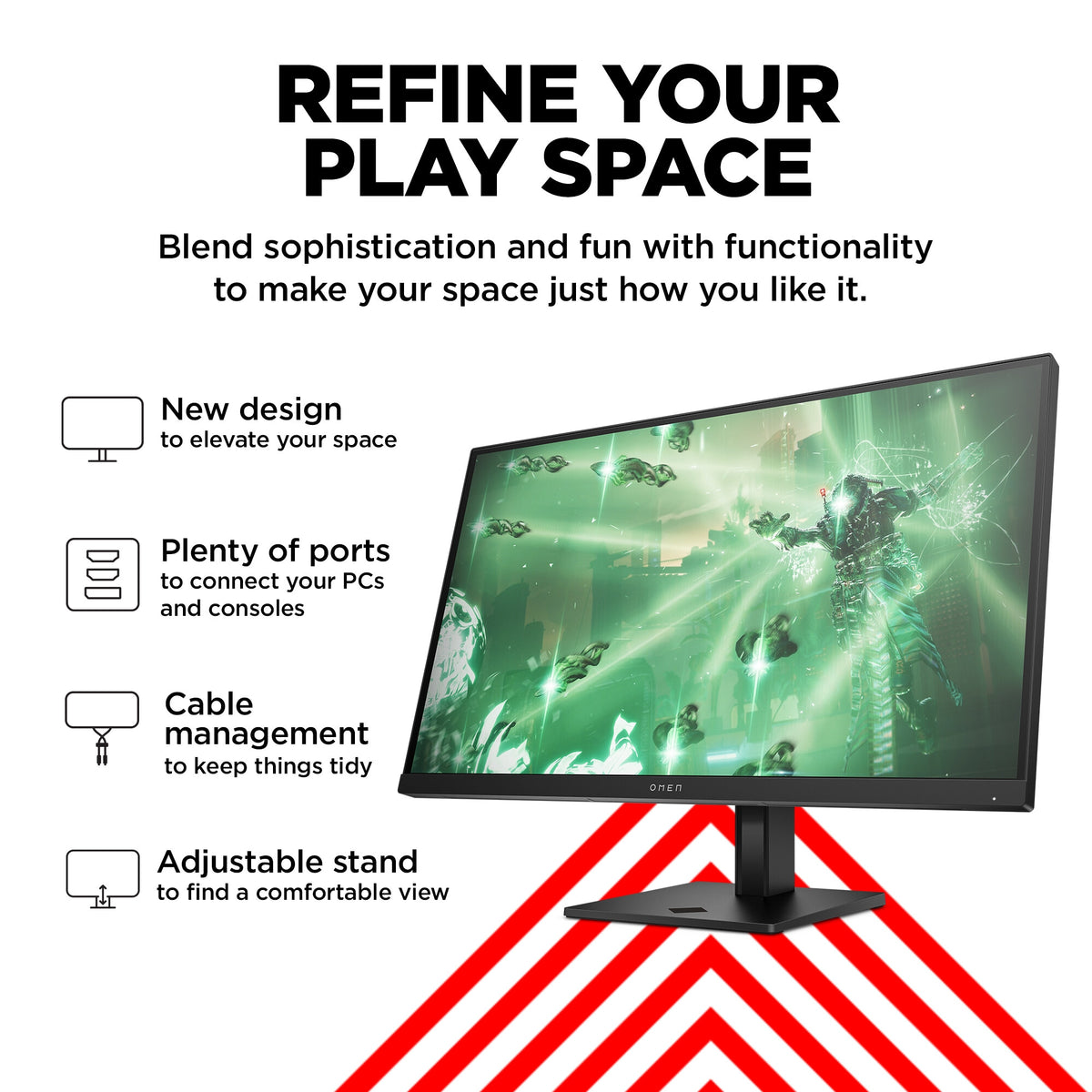 HP OMEN - 68.6 cm (27") - 2560 x 1440 pixels Quad HD Gaming Monitor