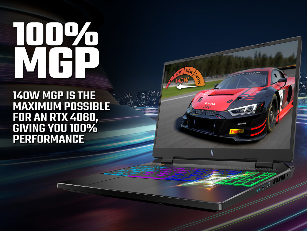 Acer Nitro 16 AN16-41 Gaming Laptop - 40.6 cm (16") - AMD Ryzen 7 7735HS - 16 GB DDR5-SDRAM - 1TB SSD - NVIDIA GeForce RTX 4060 - Windows 11 - Black