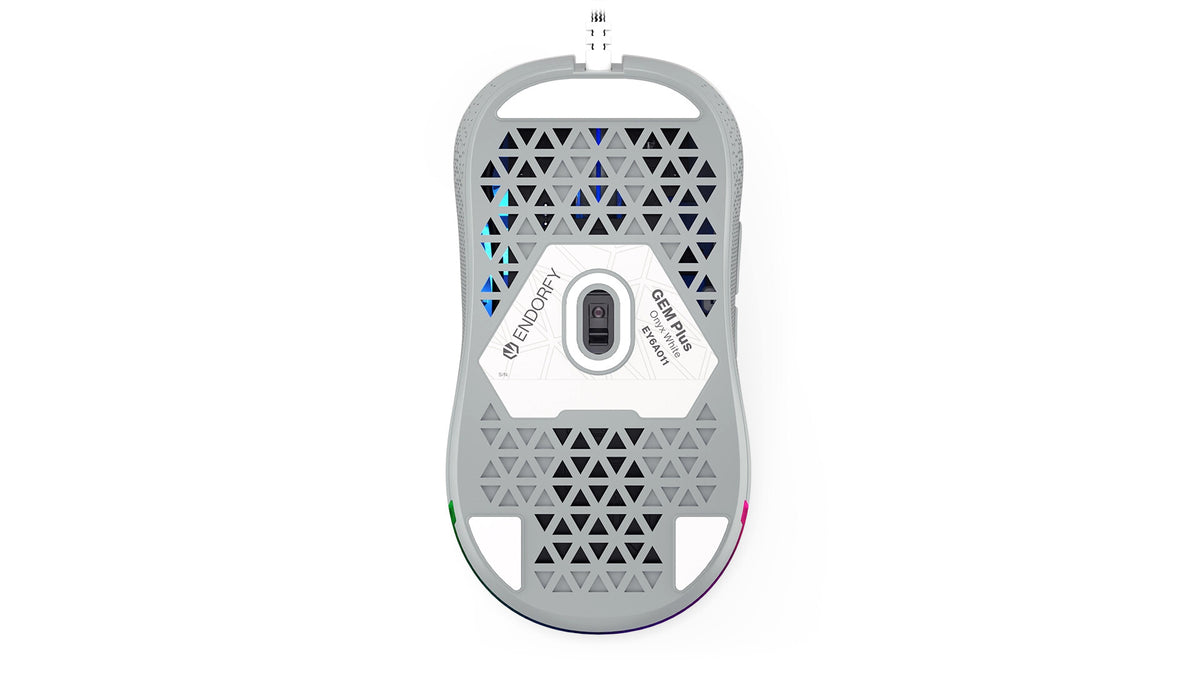 ENDORFY GEM Plus - USB Type-C Wired Optical Mouse in White - 19,000 DPI