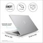 HP ZBook Firefly 14 G10 Laptop - 35.6 cm (14") - Intel® Core™ i7-1355U - 32 GB DDR5-SDRAM - 1 TB SSD - NVIDIA RTX A500 - Wi-Fi 6E - Windows 11 Pro - Silver