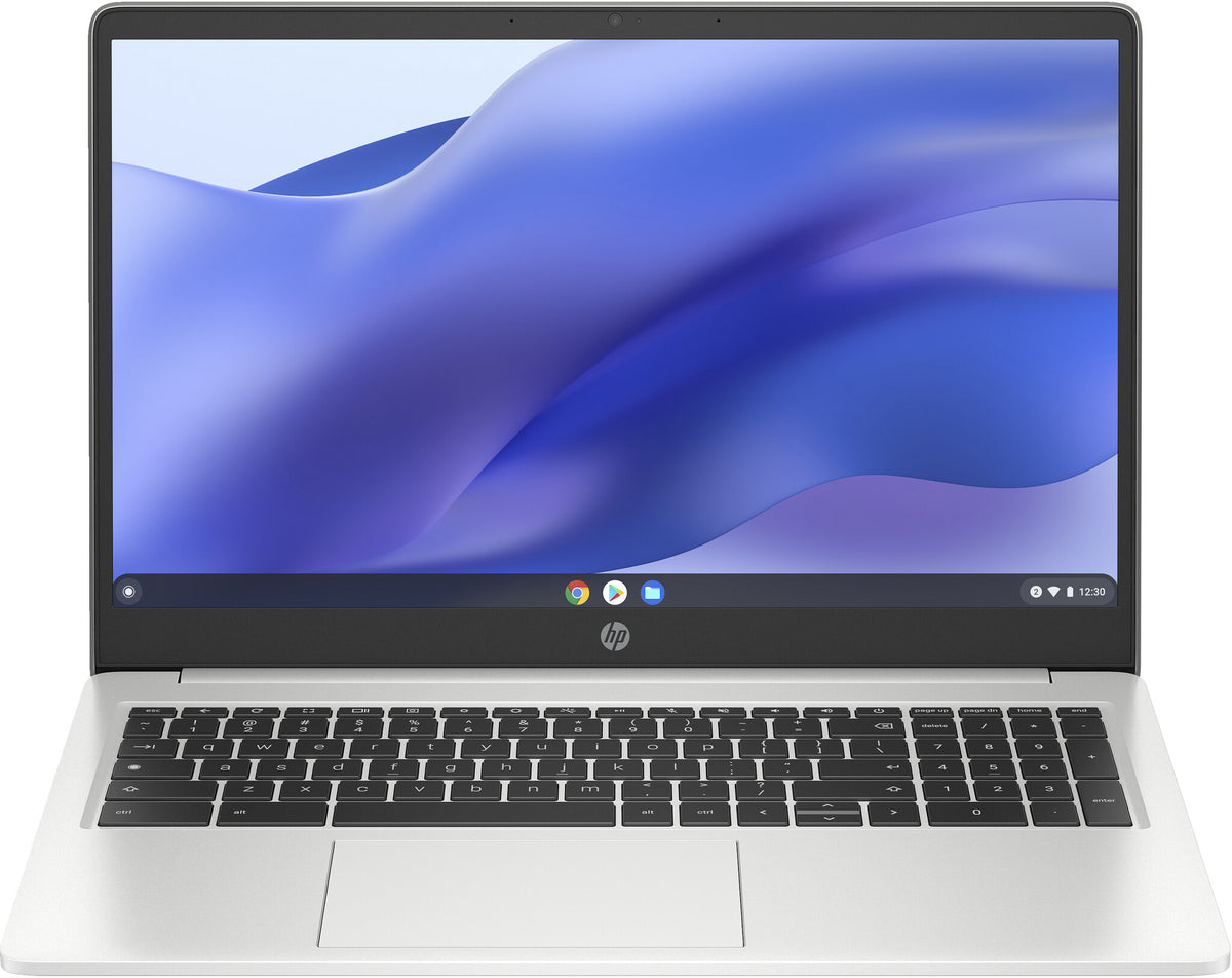 HP Chromebook 15a Laptop - 39.6 cm (15.6") - Intel® Pentium® Silver N6000 - 4 GB LPDDR4x-SDRAM - 128 GB eMMC - Wi-Fi 5 - ChromeOS - Silver