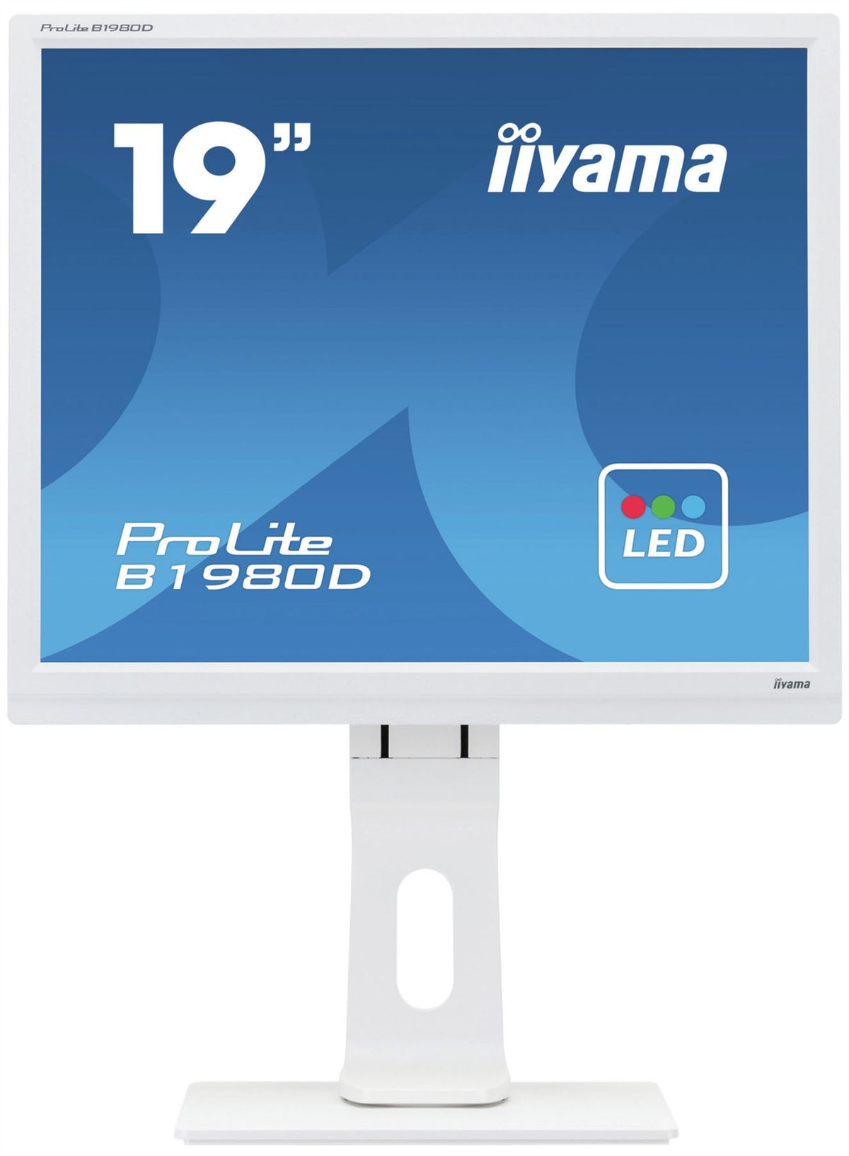 iiyama ProLite B1980D-W1 LED display 48.3 cm (19") 1280 x 1024 pixels SXGA White Monitor