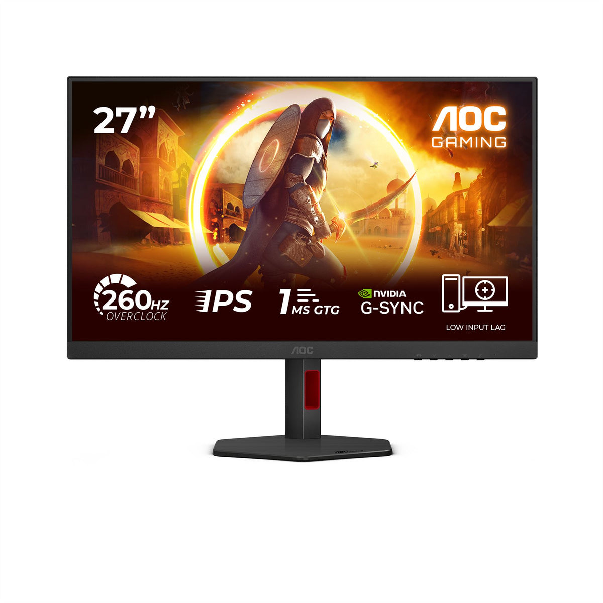 AOC G4 27G4ZR computer monitor 68.6 cm (27") 1920 x 1080 pixels Full HD LED Black, Red