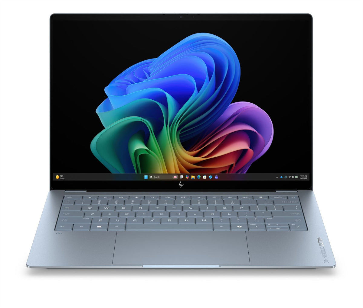 HP OmniBook Ultra Laptop Next Gen AI 14-kg0000nax Copilot+ PC 35.6 cm (14") Touchscreen 3K 32 GB LPDDR5x-SDRAM 1 TB SSD Wi-Fi 7 (802.11be) Windows 11 Home Blue, Grey