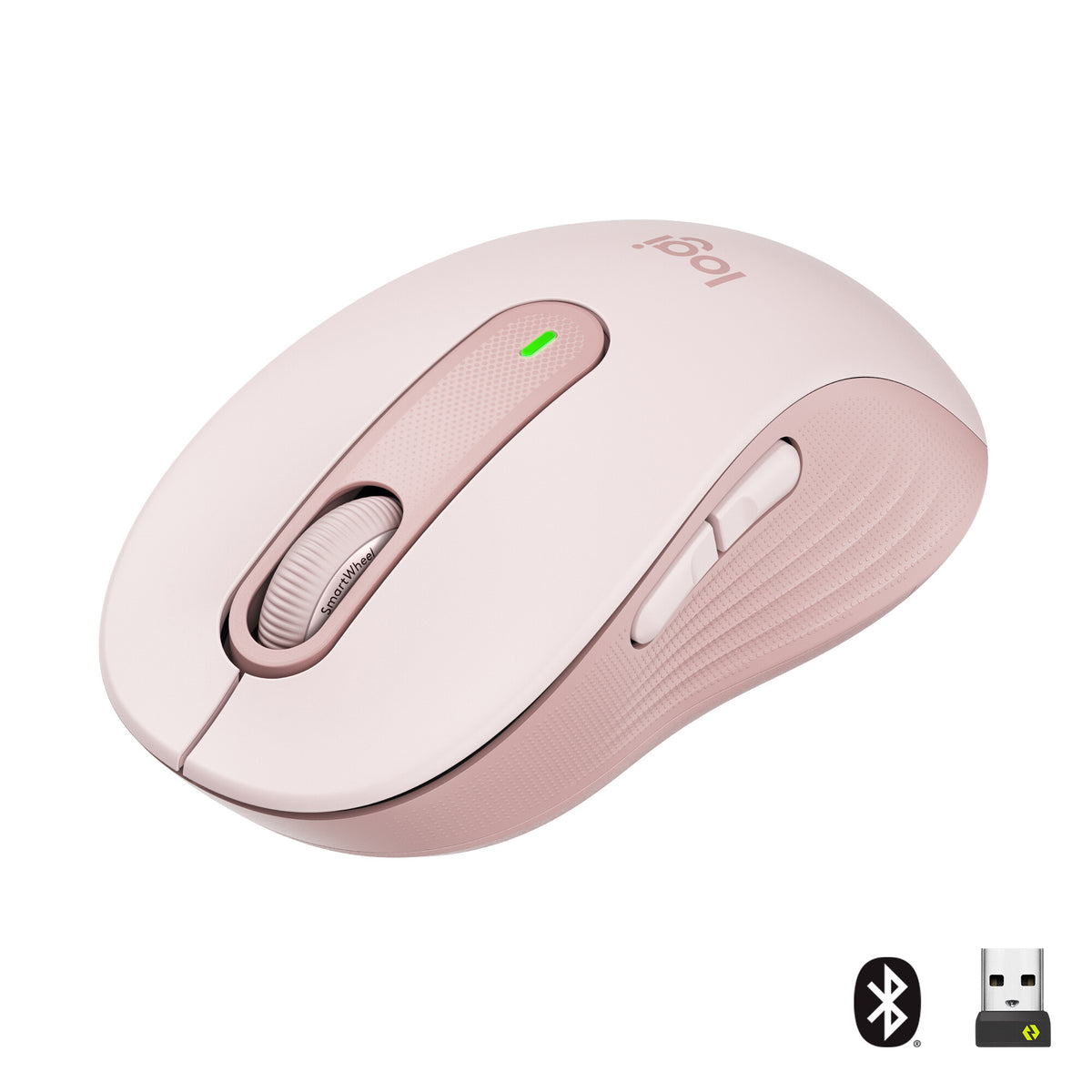 Logitech Signature M650 Wireless Mouse in Pink