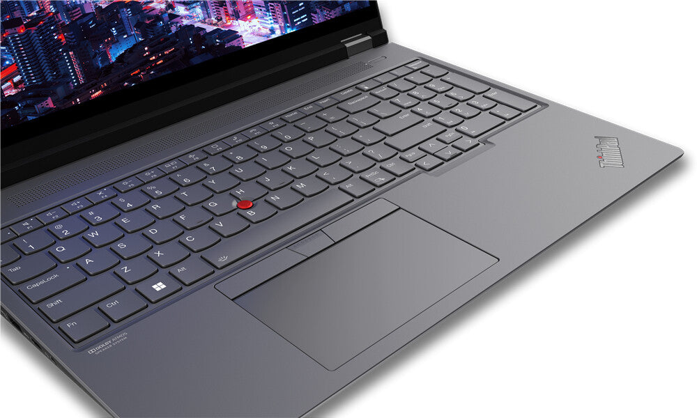 Lenovo ThinkPad P16 Laptop - 40.6 cm (16") - Intel® Core™ i7-13700HX - 16 GB DDR5-SDRAM - 512 GB SSD - NVIDIA RTX A1000 - Wi-Fi 6E - Windows 11 Pro - Grey / Black