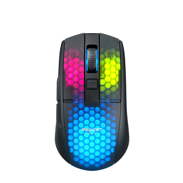 ROCCAT Burst Pro Air - RF Wireless + Bluetooth Optical Mouse in Black - 19,000 DPI