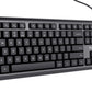 Trust ODY - USB Wired Membrane Keyboard in Black / Grey (QWERTY UK)
