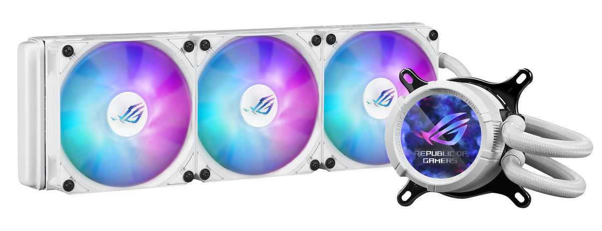 ASUS ROG Strix LC III 360 ARGB "White Edition" - All-in-one Liquid Processor Cooler - 360mm
