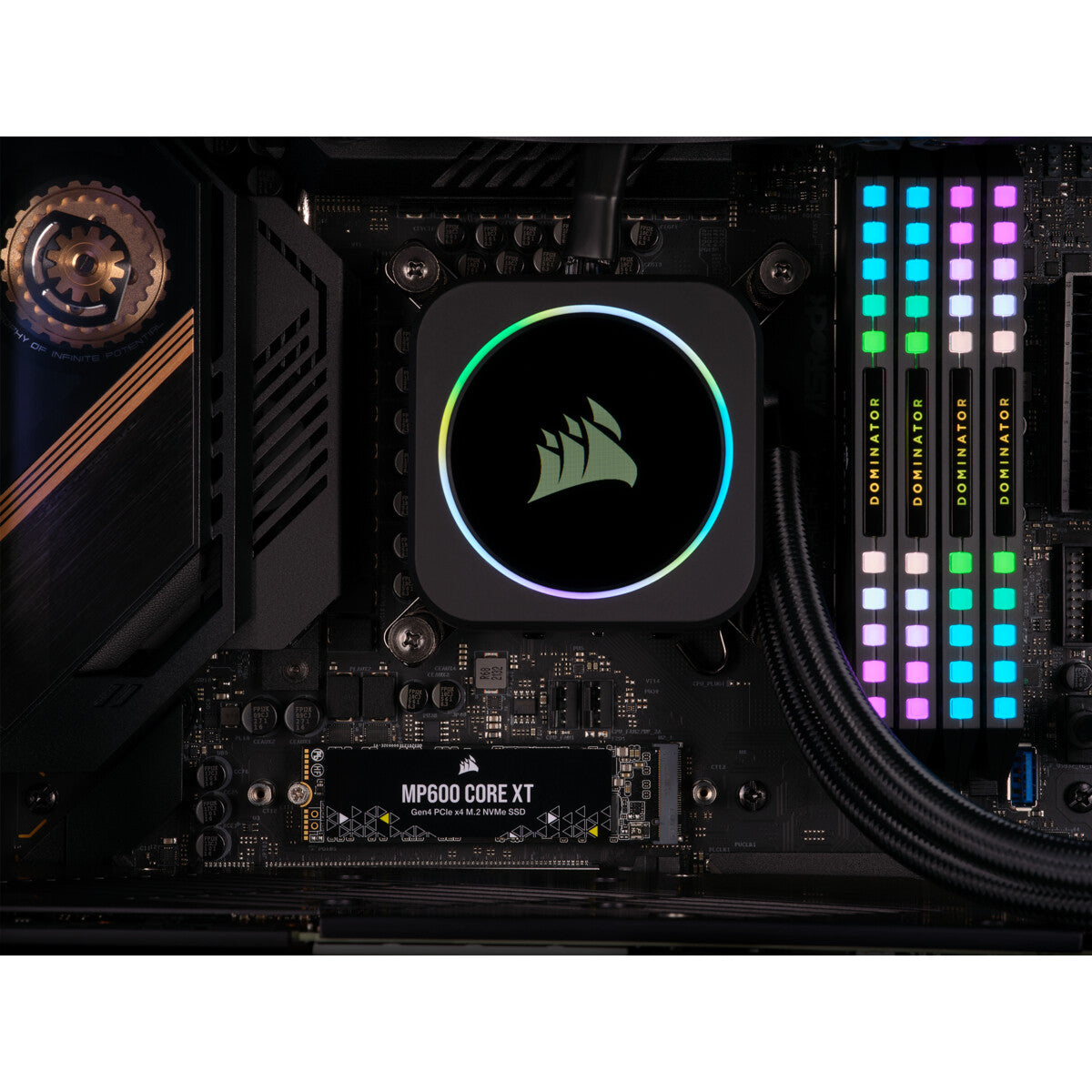 Corsair MP600 CORE XT - PCI Express 4.0 QLC 3D NAND NVMe M.2 SSD - 4 TB