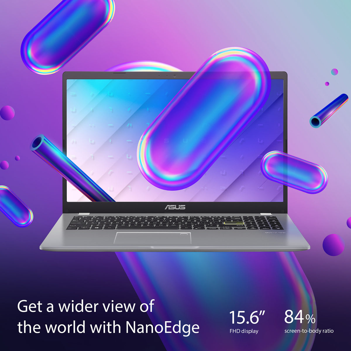 ASUS Vivobook Go 15 Laptop - 39.6 cm (15.6") - Intel® Pentium® Silver N6000 - 4 GB DDR4-SDRAM - 128 GB eMMC - Wi-Fi 5 - Windows 11 Home in S mode - Black