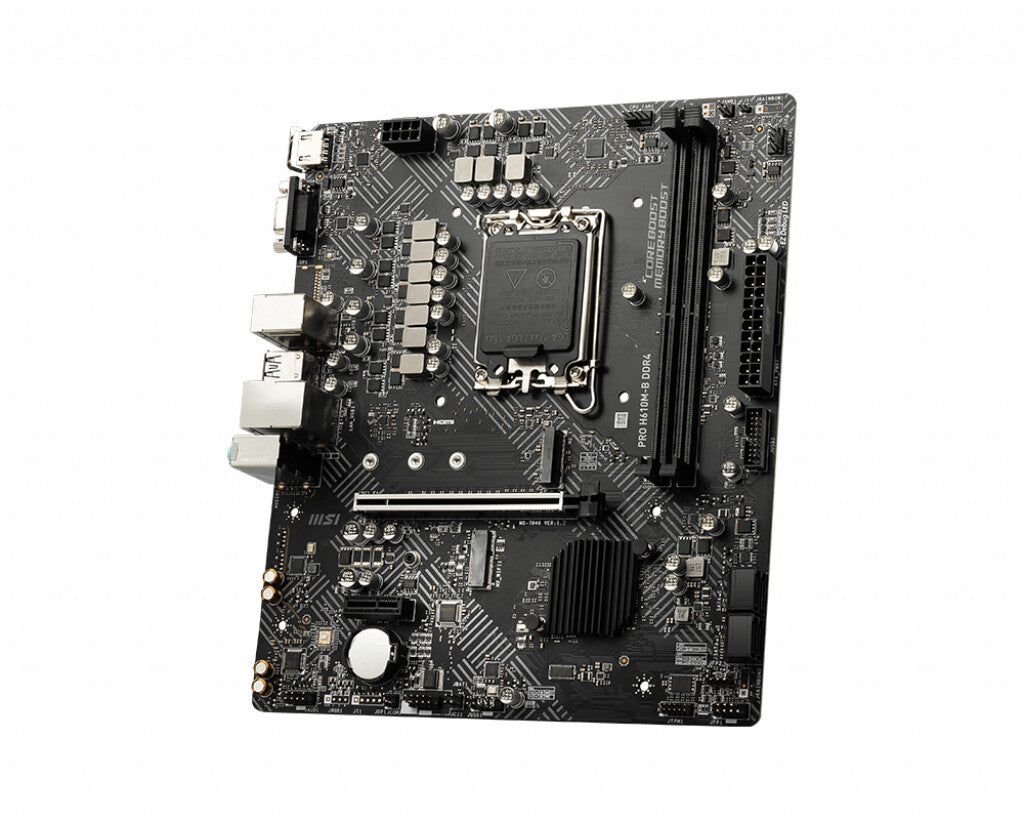 MSI MB PRO H610M-B DDR4 micro ATX motherboard - Intel H610 LGA 1700