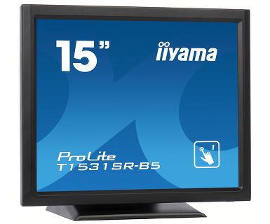 iiyama ProLite T1531SR-B5 Computer Monitor 38.1 cm (15") 1024 x 768 pixels XGA LED Touchscreen Black
