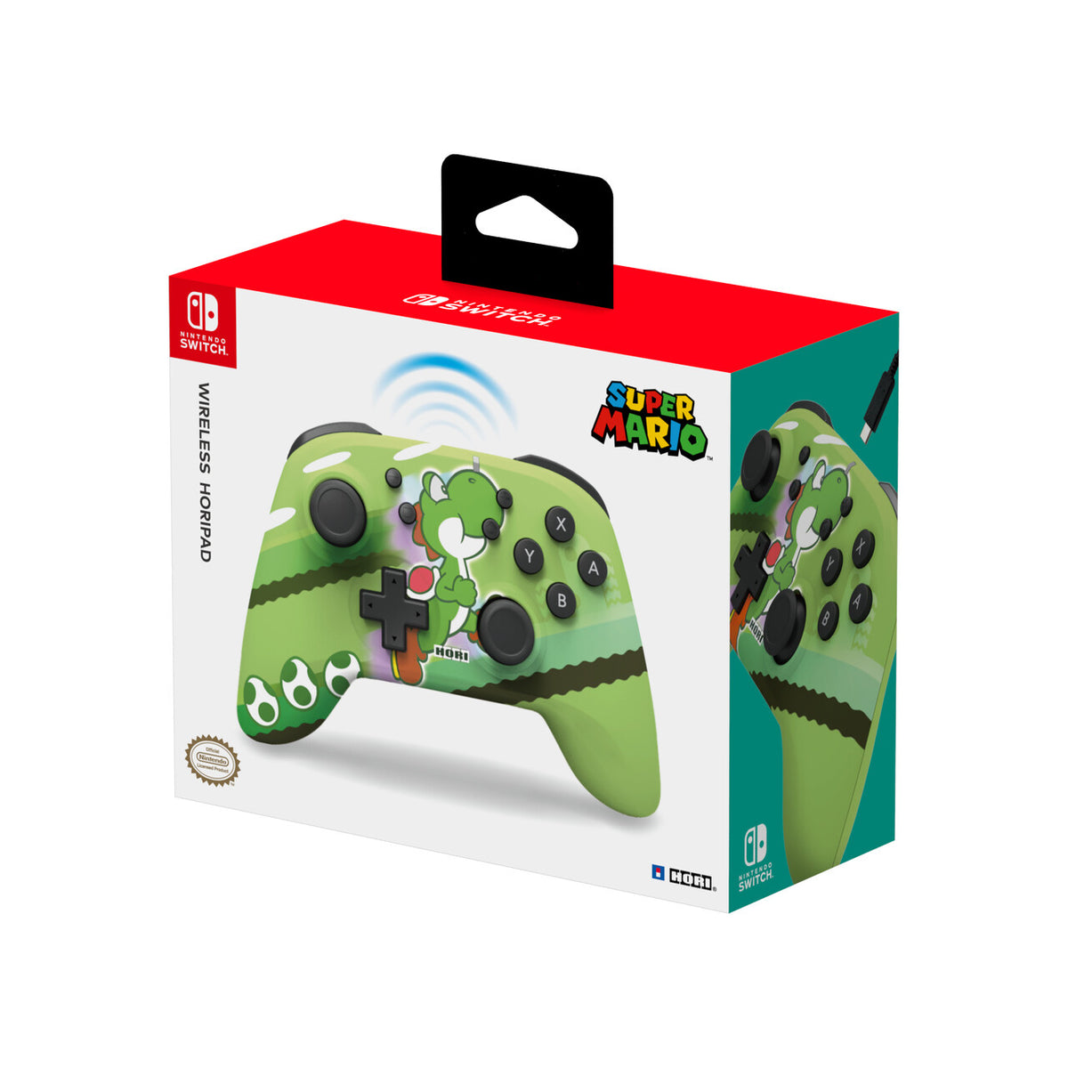 Hori HORIPAD - Bluetooth Wireless Gamepad for Nintendo Switch - Yoshi Edition