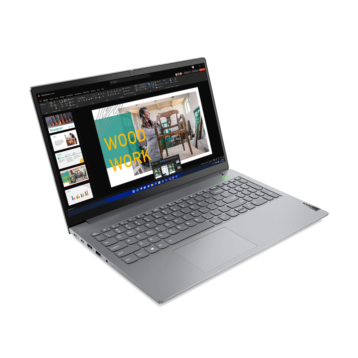 Lenovo ThinkBook 15 G4 IAP Laptop  - 39.6 cm (15.6") - Intel® Core™ i5-1235U - 8 GB DDR4-SDRAM - 256 GB SSD - Wi-Fi 6 - Windows 11 Pro - Grey