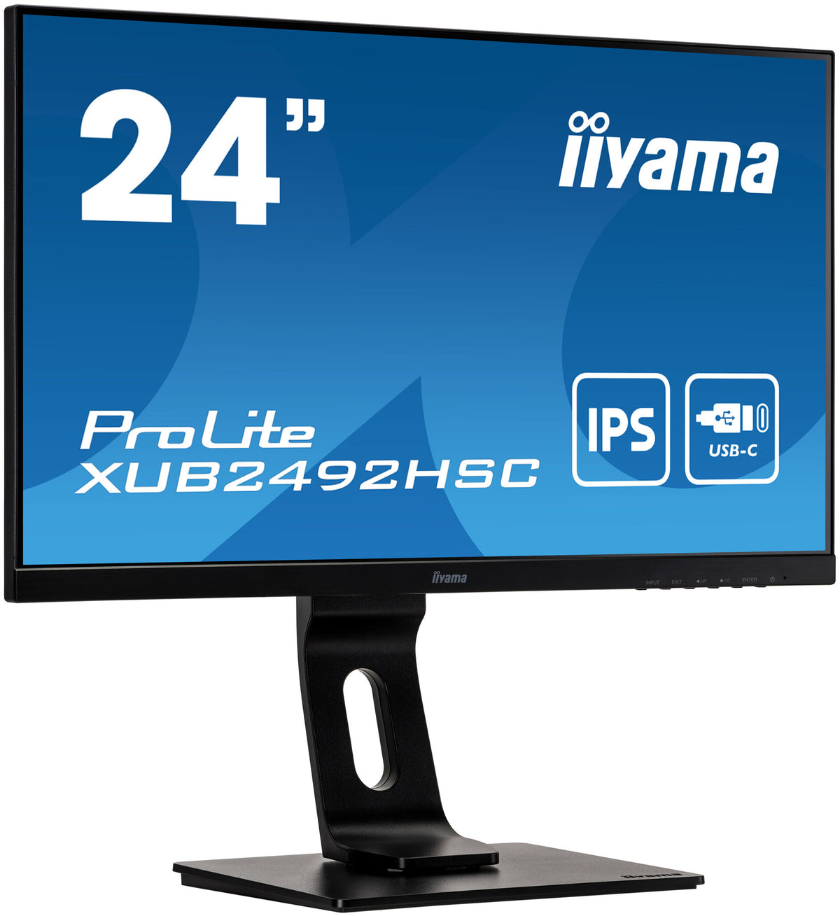 iiyama ProLite XUB2492HSC-B1 - 60.5 cm (23.8") - 1920 x 1080 pixels FHD LCD Monitor