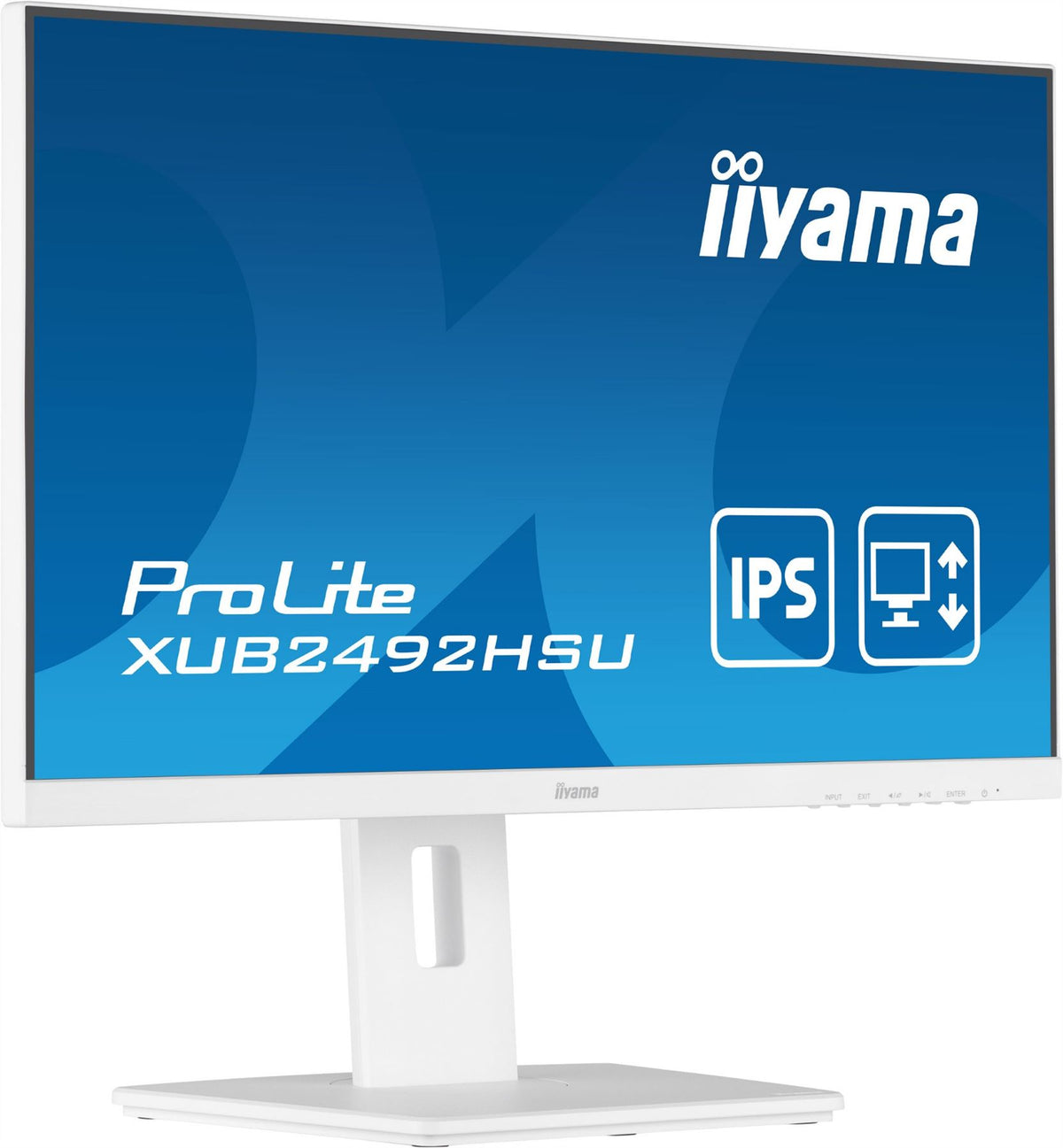 iiyama ProLite XUB2492HSU-W5 LED display 61 cm (24") 1920 x 1080 pixels Full HD White Monitor