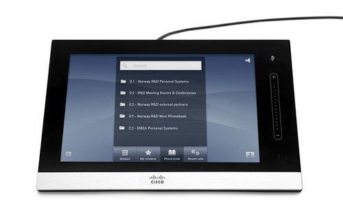 Cisco CTS-CTRL-DVC8-RF, Refurbished 20.3 cm (8") 800 x 480 pixels LCD Touchscreen Tabletop Black, Grey Monitor
