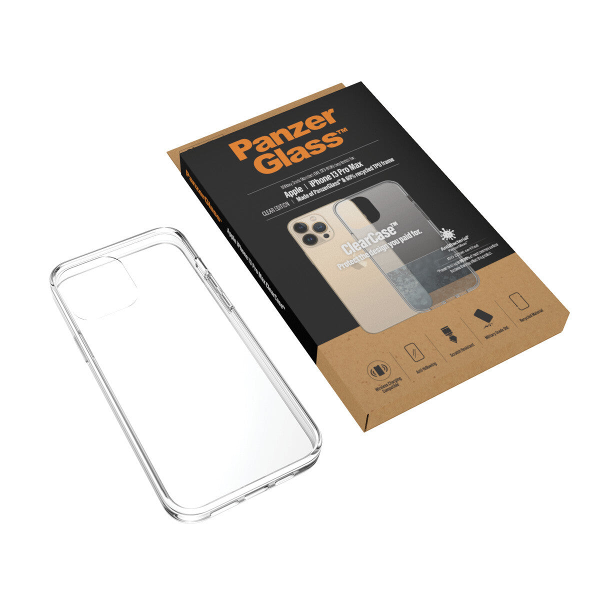 PanzerGlass ® ClearCase for iPhone 13 Pro Max in Transparent