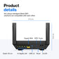Linksys Hydra 6 - Dual-band (2.4 GHz / 5 GHz) wireless router in Black