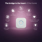 Philips Hue Lily Outdoor Lights Base Kit in Black - White and colour ambience (Pack of 3 & Bridge)