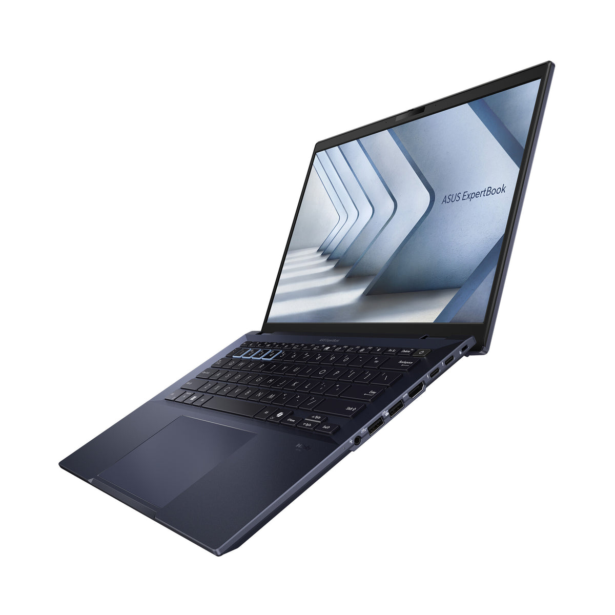 ASUS ExpertBook B5 Laptop - 35.6 cm (14") - Intel Core Ultra 7 155U - 16 GB DDR5-SDRAM - 512 GB SSD - Wi-Fi 6E - Windows 11 Pro - Black
