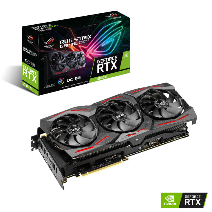 ASUS ROG STRIX OC - NVIDIA 11 GB GDDR6 GeForce RTX 2080 Ti graphics card