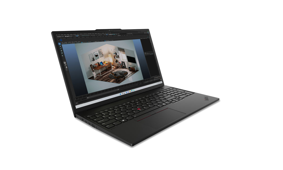 Lenovo ThinkPad P16s (Gen 3) Laptop - 40.6 cm (16") - Intel Core Ultra 7 155H - 16 GB DDR5-SDRAM - 512 GB SSD - NVIDIA RTX 500 Ada - Wi-Fi 6E - Windows 11 Pro - Black