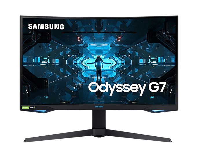 Samsung C27G73TQSR 68.6 cm (27") 2560 x 1440 pixels Quad HD Black Monitor